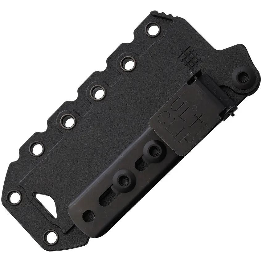 Halfbreed Blades Compact Field Knife - Black PVD Coated Drop Point Blade, Full Tang, Skeletonized Handle by Halfbreed Blades