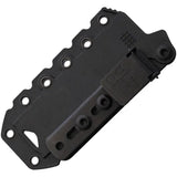 Halfbreed Blades Compact Field Knife - Black PVD Coated Drop Point Blade, Full Tang, Skeletonized Handle by Halfbreed Blades