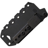 Halfbreed Blades Compact Field Knife PVD Tanto CFK-03-BLK - Black PVD Coated Premium Steel Blade Full Tang by Halfbreed Blades