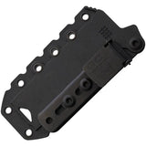 Halfbreed Blades Compact Field Knife Wharncliffe 4 Inch Blade - Full Tang Ulticlip Dots Clip Sheath by Halfbreed Blades
