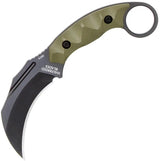 Halfbreed Blades CQB 02P OD Close Quarters Battle Knife - 7.5in Overall 3.5in Talon Blade Full Tang G10 Handle by Halfbreed Blades