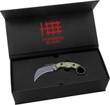 Halfbreed Blades CQB 02P OD Close Quarters Battle Knife - 7.5in Overall 3.5in Talon Blade Full Tang G10 Handle by Halfbreed Blades
