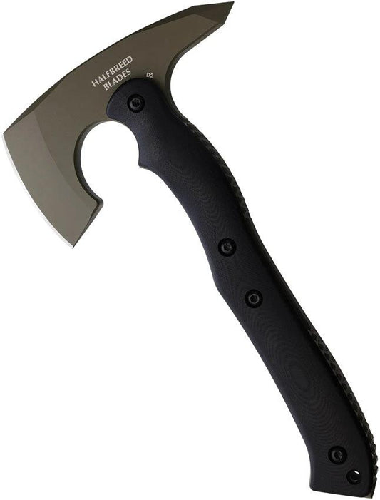 Halfbreed Blades Compact Rescue Axe doutone CRA-02 BLK/ODG by Halfbreed Blades