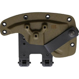 Halfbreed Blades Compact Rescue Axe - Teflon Coated K110 Tool Steel Head With Full Tang And MOLLE Sheath by Halfbreed Blades