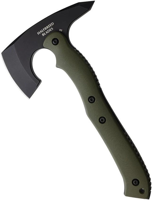 Halfbreed Blades Compact Rescue Axe doutone CRA-02 ODG/BLK by Halfbreed Blades