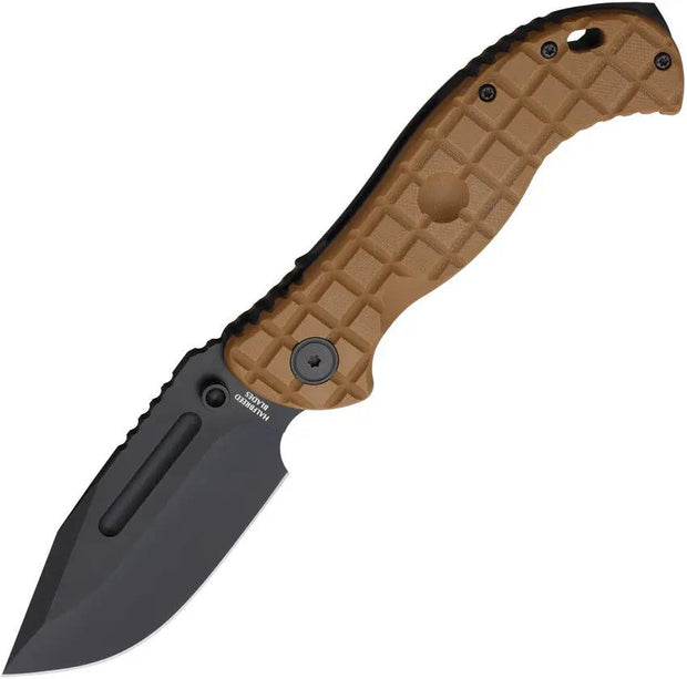 Halfbreed Blades Large Bush Folder Gen 2 DE LBF-01 GEN 2 DARK EARTH by Halfbreed Blades