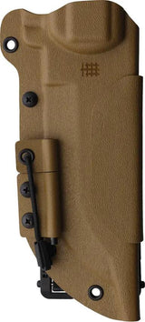 Halfbreed Blades Large Bush Knife Gen 2 - K340 ISODUR Blade, Dark Earth Coating, Full Tang, Ferro Rod, MOLLE Sheath by Halfbreed Blades