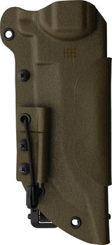 Halfbreed Blades Large Bush Knife Gen 2 OD K340 ISODUR Drop Point - Ferro Rod Full Tang MOLLE Sheath by Halfbreed Blades