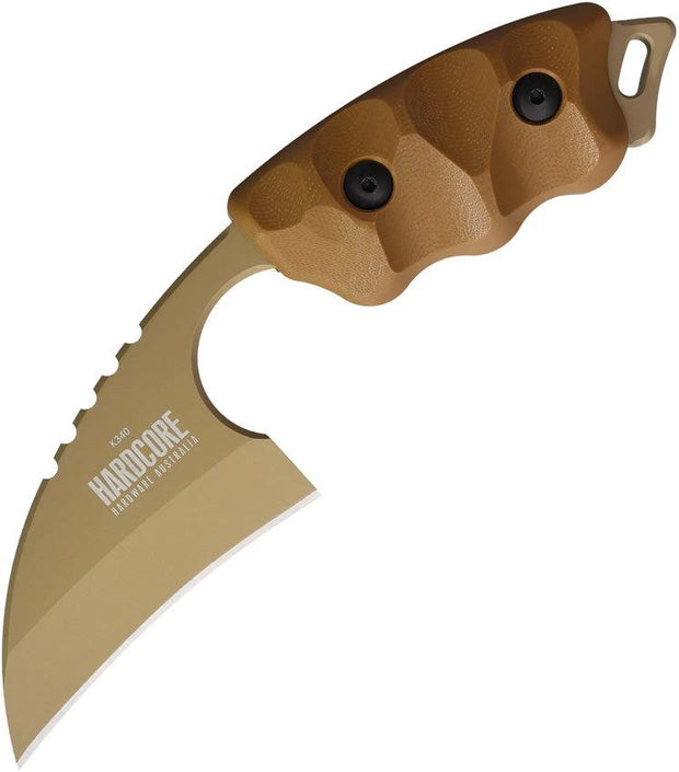 Hardcore Hardware Australia LFK-01 Gen 2 Fixed Blade DE LFK-01-K340 DARK EARTH by Hardcore Hardware Australia