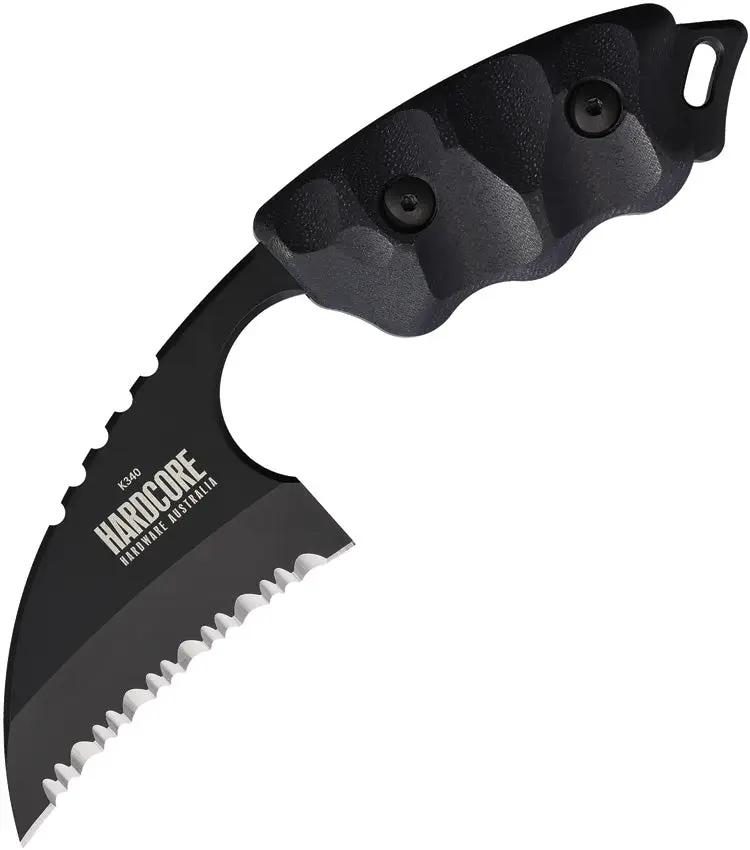 Hardcore Hardware Australia LFK-01 Gen 2 Fixed Blade Blk LFK-01S-K340 BLACK by Hardcore Hardware Australia