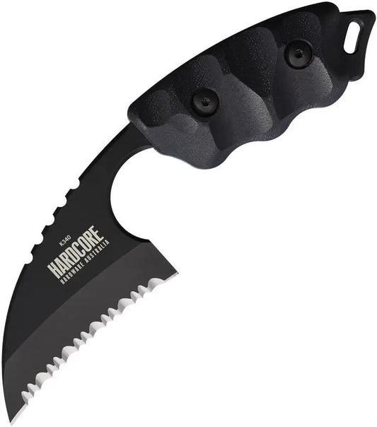 Hardcore Hardware Australia LFK-01 Gen 2 Fixed Blade Blk LFK-01S-K340 BLACK by Hardcore Hardware Australia