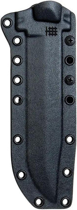Halfbreed Blades Large Infantry Knife Gen 2 Blk K340 - Sawback Clip Point With Partial Serration And Full Tang by Halfbreed Blades