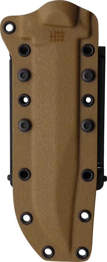 Halfbreed Blades Large Infantry Knife Gen 2 DE - Dark Earth Teflon Coated Bohler K340 Isodur Blade with G10 Handle by Halfbreed Blades