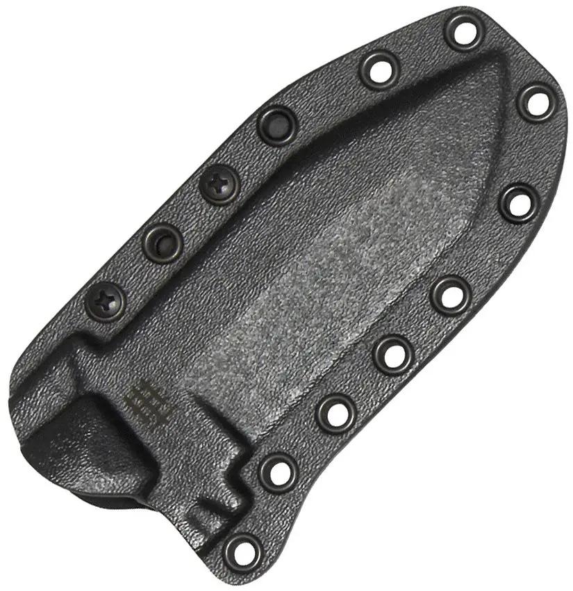 Halfbreed Blades Medium Clearance Knife MCK-02 - 4.5 Inch Bohler K110 Stainless Drop Point Blade With Black G10 Handle by Halfbreed Blades