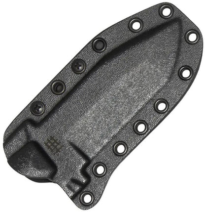 Halfbreed Blades Medium Clearance Knife MCK-02 - 4.5 Inch Bohler K110 Stainless Drop Point Blade With Black G10 Handle by Halfbreed Blades