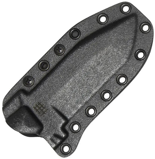 Halfbreed Blades Medium Clearance Knife MCK-02 - 4.5 Inch Bohler K110 Stainless Drop Point Blade With Black G10 Handle by Halfbreed Blades