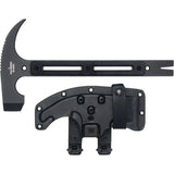 Halfbreed Blades Rhino Emergency Rescue Tool MFE-01 Black - Full Tang Construction With Leverage Claw by Halfbreed Blades