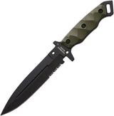 Halfbreed Blades Medium Infantry Knife BLK ODG MIK-01PS BLK ODG by Halfbreed Blades