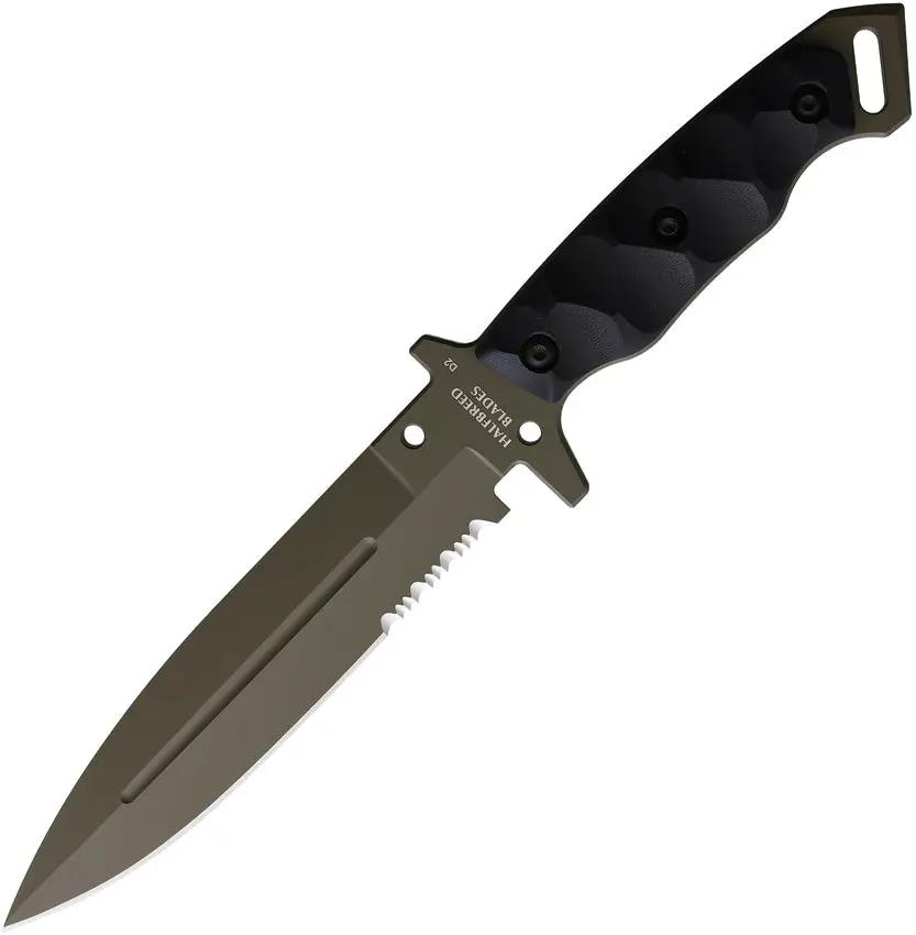 Halfbreed Blades Medium Infantry Knife OD BLK MIK-01PS ODG BLK by Halfbreed Blades