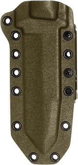 Halfbreed Blades Medium Infantry Knife Gen 2 MIK 02 OD Green Sawback Partially Serrated Teflon Coated Tanto - Versatile by Halfbreed Blades