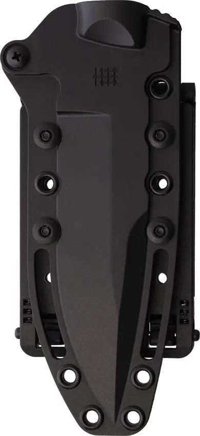 Halfbreed Blades K340 MIK-03P DE G2 Infantry Knife - Black PVD Drop Point Blade Full Tang With MOLLE Sheath by Halfbreed Blades