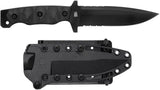 Halfbreed Blades Medium Infantry Knife 04 MIK-04 BLK by Halfbreed Blades