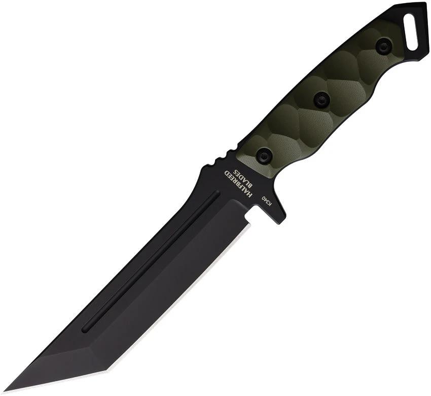Halfbreed Blades Medium Infantry Knife Blk OD MIK-05P BLK OD by Halfbreed Blades