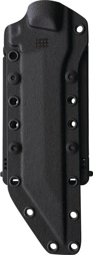 Halfbreed Blades Medium Infantry Knife MIK-05PS BLK - Black Teflon Coated Bohler K110 Tanto Blade G10 Handle Full Tang by Halfbreed Blades
