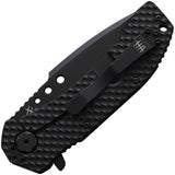 Hardcore Hardware Australia MILSPEC Framelock Tanto MILF-03 - Black PVD CPM S30V Blade with G10 Handle by Hardcore Hardware Australia