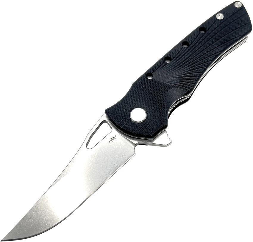 Heibel Knives Blackhawk Linerlock Black HKBLKRB by Heibel Knives