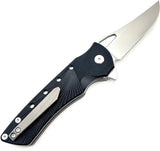 Heibel Knives Blackhawk Linerlock Black HKBLKRB by Heibel Knives
