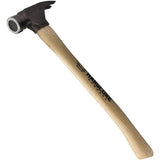 Hardcore Hammers The Original Hammer - 18 Inch, 21oz, Natural Hickory Handle, Patented Waffle Head Insert, Pry Bar End by Hardcore Hammers