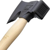 Hardcore Hammers Camp Companion Axe CMPC-F-N - Blackened 4140 Head With Hammer End And Hickory Handle by Hardcore Hammers