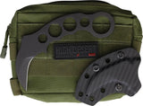 High Desert Blade Works TARANI AR15 Karambit TAR15KB - Black PVD Coated D2 Blade One Piece Finger Ring by High Desert Blade Works