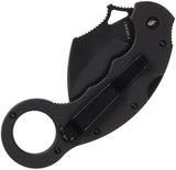 High Desert Blade Works Tarani Lockback TJBK-BB - D2 Black PVD Karambit Blade With G10 Handle And BRAMP Kinetic by High Desert Blade Works