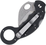 High Desert Blade Works Tarani Journeyman Lockback TJK-B - 5 Inch Closed D2 Karambit Blade, Black G10 Handle by High Desert Blade Works