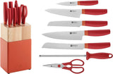 HENCKELS ZWILLING Now S 8pc Block Set Org 33421-000 by HENCKELS ZWILLING