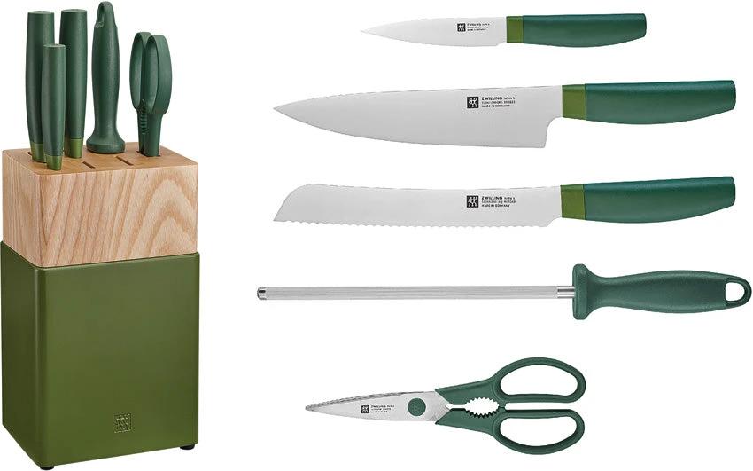 HENCKELS ZWILLING Now S 6pc Block Set Grn 53070-110 by HENCKELS ZWILLING