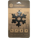 HexFlex Adventure Tool Black Metric BO23M - Stainless Steel Construction With Snowflake Unibody Design And 15 Tools by HexFlex