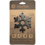 HexFlex Adventure Tool Black - Snowflake Unibody Design With 15 Tools Hex Drivers And Wrenches by HexFlex