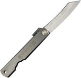 Higonokami No 3 Folding Knife Black For EDC Enthusiasts SK5 Carbon Steel Blade Extended Tang by Higonokami