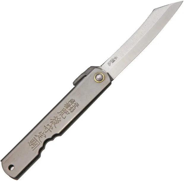 Higonokami No 7 Folder Black Triple Layered SK Knife For EDC Enthusiasts 3.75in Closed by Higonokami