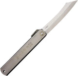 Higonokami Triple Layered SK Folder Black No 8 Knife With Extended Tang And Black Stainless Handles For EDC Enthusiasts by Higonokami