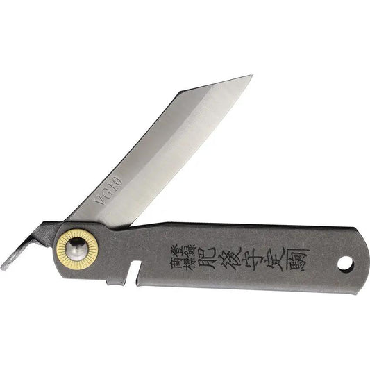 Higonokami Raccoon Folder LE B131 Limited Edition Knife VG10 Blade Stonewash Titanium Handle Collectors by Higonokami