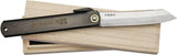 Higonokami Folder Black No15 EDC Knife With Blue Paper Steel Blade ET Tang Bamboo Handle Lanyard Box Collectors by Higonokami