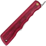 Higonokami Woody VG10 Folder Knife Premium Red Wood Handle For EDC Enthusiasts Compact 4.25in Closed Design by Higonokami