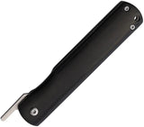 Higonokami Linerlock Knife Black Premium Pakkawood Extended Tang 3 Inch VG10 Blade for EDC Enthusiasts by Higonokami