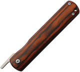 Higonokami Linerlock Mahogany Folding Knife With Premium VG10 Blade Satin Finish 3 Inch For EDC by Higonokami
