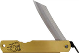 Higonokami Warikomi Sheep Iconic Folder Knife For Collectors And EDC Enthusiasts With Blue Paper Steel Blade by Higonokami