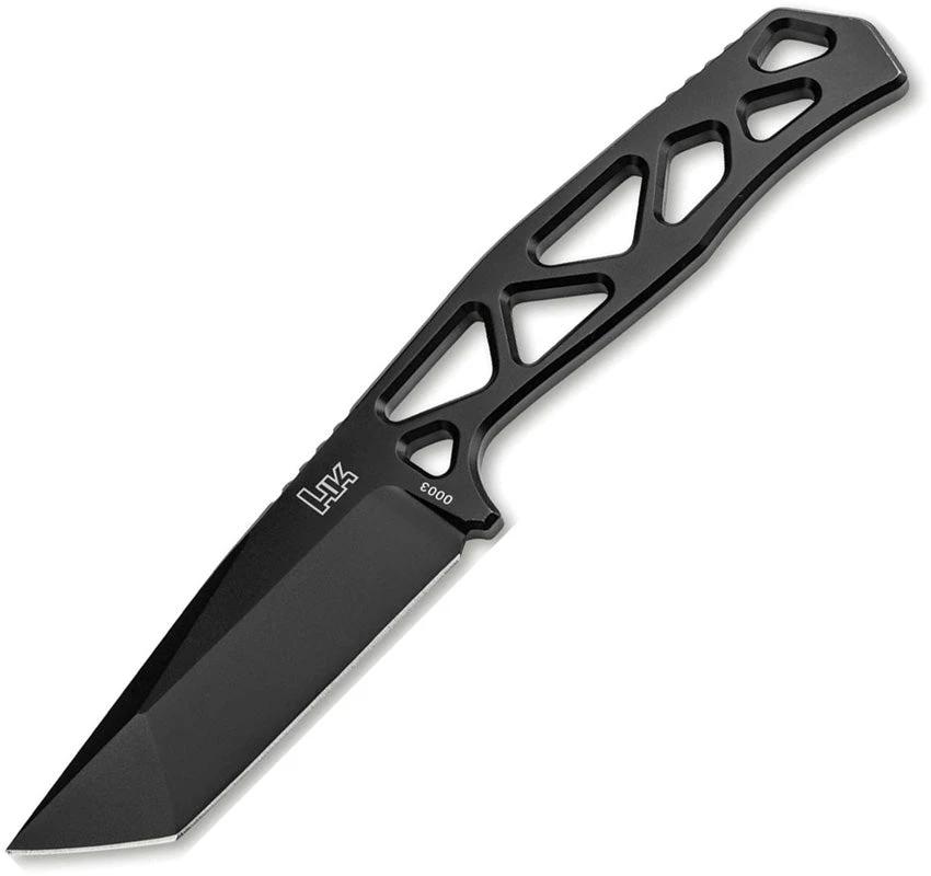 HK FX01 Fixed Blade Knife Tactical EDC 3in D2 Tanto by Heckler & Koch